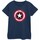 textil Mujer Camisetas manga larga Captain America BI366 Rojo