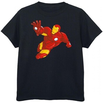 textil Niño Camisetas manga corta Iron Man BI372 Negro