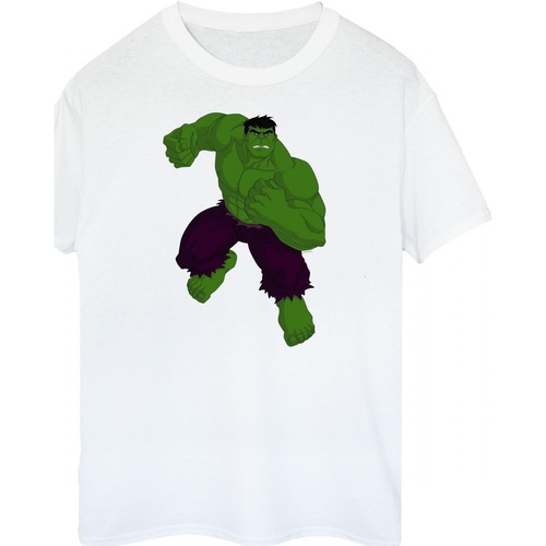 textil Mujer Camisetas manga larga Hulk BI378 Verde