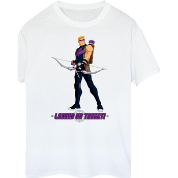 textil Camisetas manga larga Hawkeye Locked On Target Blanco