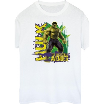 textil Mujer Camisetas manga larga Hulk Incredible Avenger Multicolor