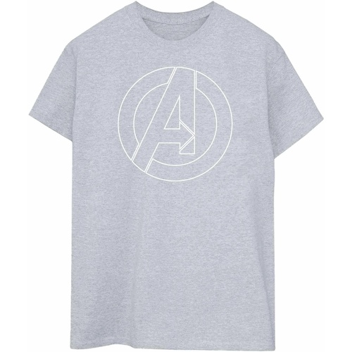 textil Camisetas manga larga Avengers BI398 Gris