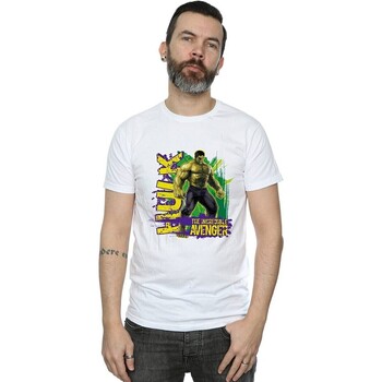 textil Hombre Camisetas manga larga Hulk The Incredible Avenger Blanco