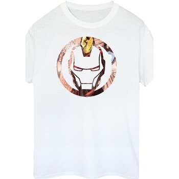 textil Mujer Camisetas manga larga Iron Man BI411 Blanco