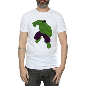 textil Hombre Camisetas manga larga Hulk BI416 Blanco