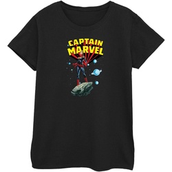 textil Mujer Camisetas manga larga Captain Marvel BI456 Negro