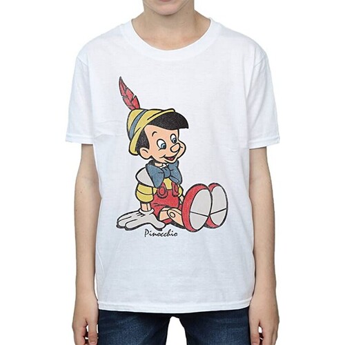 textil Niño Camisetas manga corta Pinocchio Classic Blanco