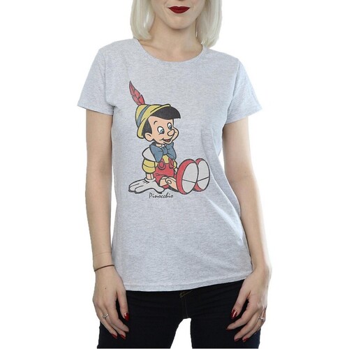 textil Mujer Camisetas manga larga Pinocchio Classic Gris