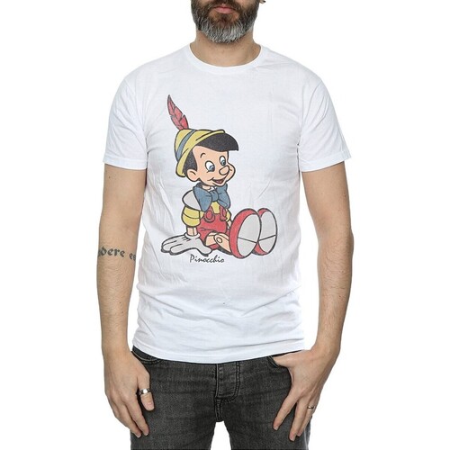textil Hombre Camisetas manga larga Pinocchio Classic Blanco