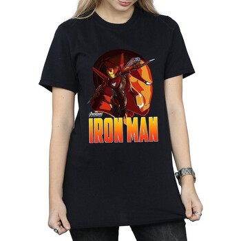 textil Mujer Camisetas manga larga Avengers Infinity War  Negro