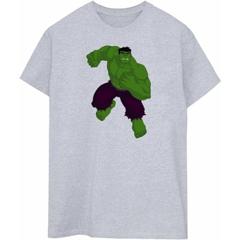 textil Hombre Camisetas manga larga Hulk BI530 Gris