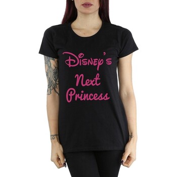 textil Mujer Camisetas manga larga Disney Next Princess Negro
