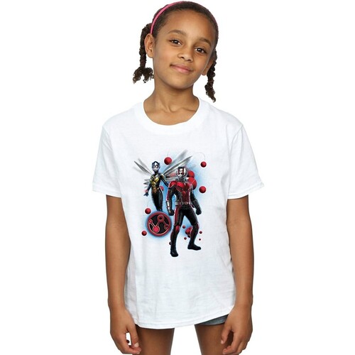 textil Niña Camisetas manga larga Ant-Man And The Wasp Particle Pose Blanco