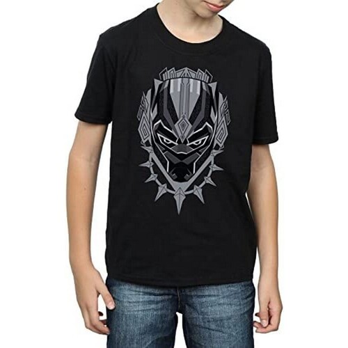 textil Niño Camisetas manga corta Black Panther BI578 Negro