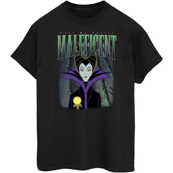 textil Hombre Camisetas manga larga Maleficent Montage Negro