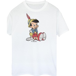 textil Niña Camisetas manga larga Pinocchio Classic Blanco