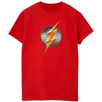 textil Mujer Camisetas manga larga The Flash BI632 Rojo