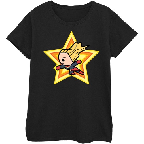 textil Mujer Camisetas manga larga Captain Marvel BI642 Negro