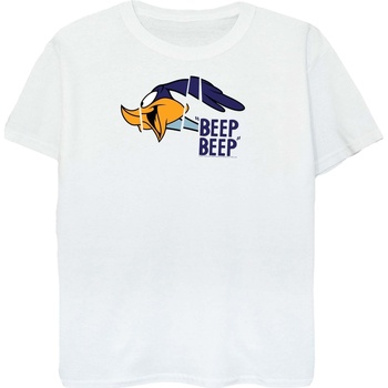 textil Hombre Camisetas manga larga Dessins Animés Beep Beep Blanco