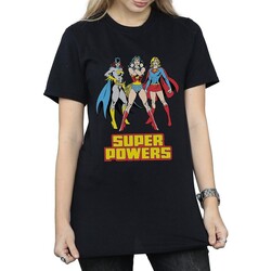 textil Mujer Camisetas manga larga Dc Super Hero Girls Super Power Negro