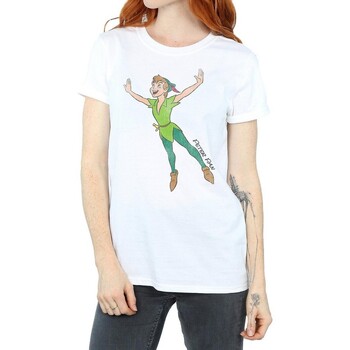 textil Mujer Camisetas manga larga Peter Pan Classic Flying Blanco