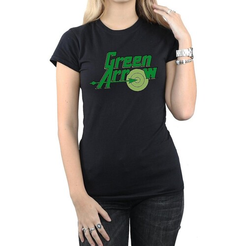 textil Mujer Camisetas manga larga Green Arrow BI739 Negro