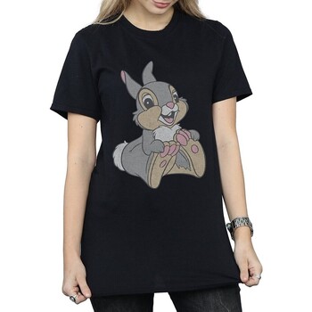 textil Mujer Camisetas manga larga Bambi BI748 Negro