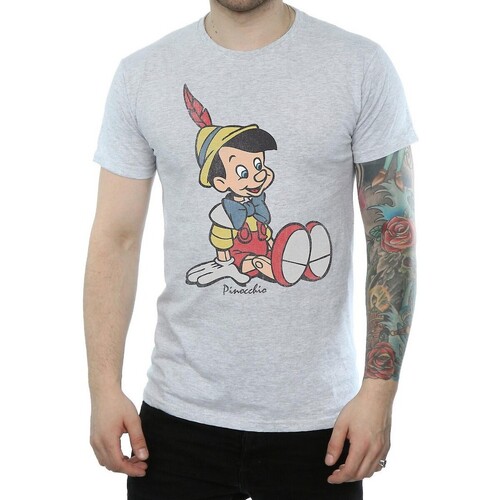 textil Hombre Camisetas manga larga Pinocchio Classic Gris