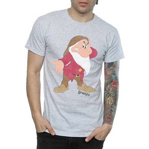 textil Hombre Camisetas manga larga Snow White And The Seven Dwarfs Classic Gris