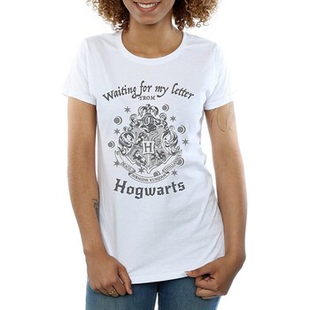 textil Mujer Camisetas manga larga Harry Potter Waiting For My Letter Blanco