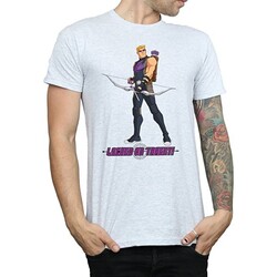 textil Hombre Camisetas manga larga Hawkeye Locked On Target Gris
