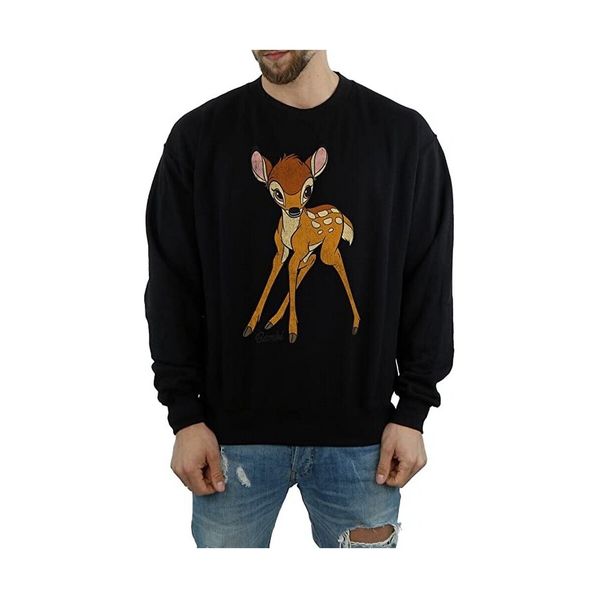 textil Hombre Sudaderas Bambi Classic Negro