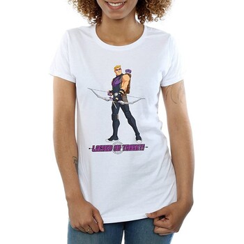 textil Mujer Camisetas manga larga Hawkeye Locked On Target Blanco