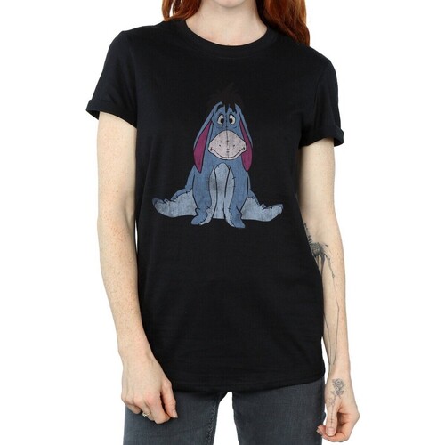 textil Mujer Camisetas manga larga Dessins Animés BI902 Negro