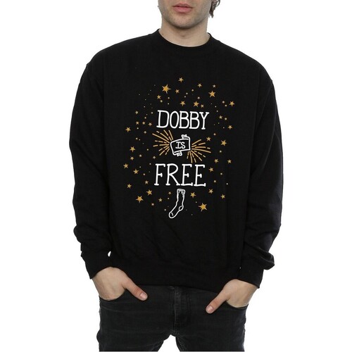 textil Hombre Sudaderas Harry Potter Dobby Is Free Negro