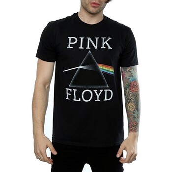 textil Hombre Camisetas manga larga Pink Floyd Dark Side Of The Moon Negro