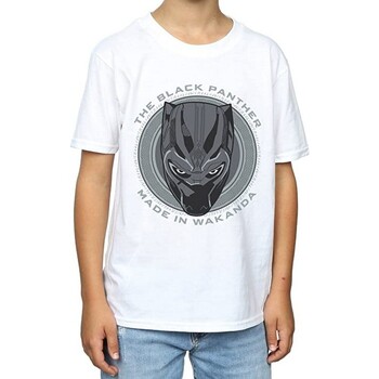 textil Niño Camisetas manga corta Black Panther BI995 Blanco