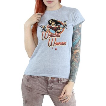 textil Mujer Camisetas manga larga Dessins Animés Bombshells Gris