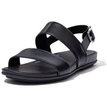 Zapatos Mujer Sandalias FitFlop GRACIE LEATHER BACK-STRAP SANDALS ALL BLACK Negro