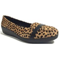 Zapatos Mujer Bailarinas-manoletinas FitFlop F-POP TM LOAFER INTEREST Leopard Negro