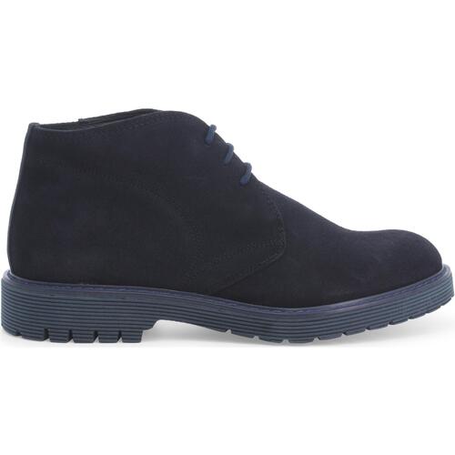 Zapatos Hombre Botas de caña baja Melluso U0550D-227497 Azul
