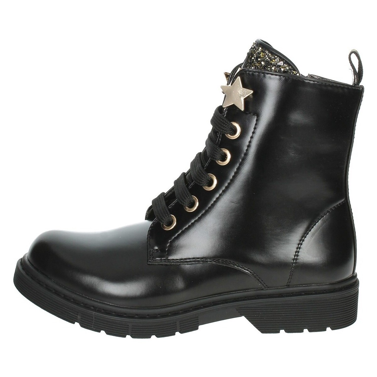 Zapatos Niña Botas de caña baja Asso AG-15583 Negro