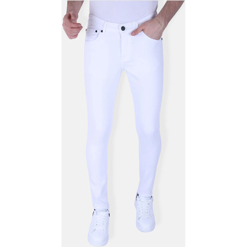 textil Hombre Vaqueros slim Local Fanatic Neat White Jeans Hombre Slim Fit Blanco