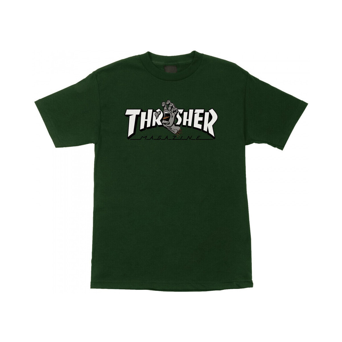 textil Hombre Tops y Camisetas Santa Cruz T-shirt thrasher screaming logo ss Verde