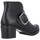 Zapatos Mujer Botines Dansi Botines Casual con Tacón para Mujer de  6080 Negro