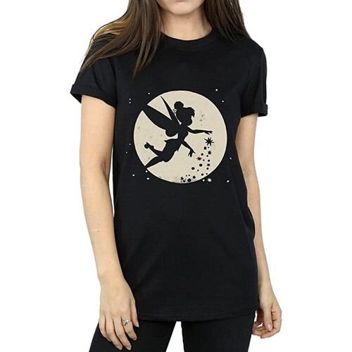 textil Mujer Camisetas manga larga Tinkerbell BI1095 Negro
