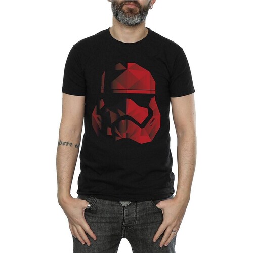 textil Hombre Camisetas manga larga Star Wars: The Last Jedi Cubist Negro