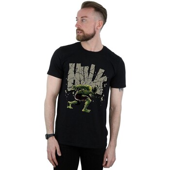 textil Hombre Camisetas manga larga Hulk BI1134 Negro