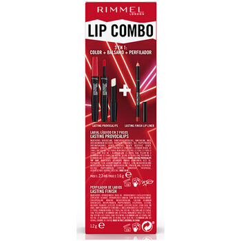 Rimmel London Lip Combo Provocalips Lote ruby Goals 