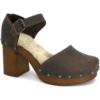 Zapatos Mujer Zuecos (Mules) Latika LAT-I23-534-CA Marrón